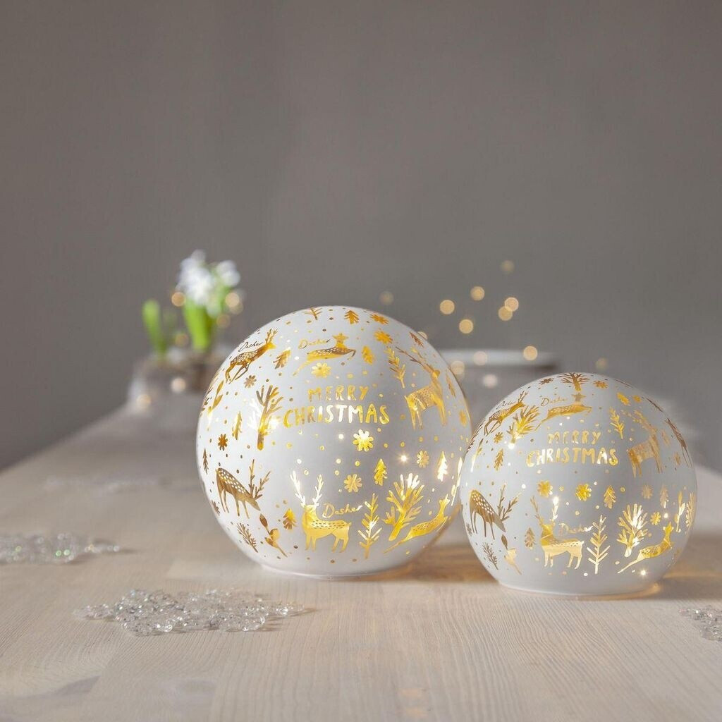 Glaskugel "Merry X-Mas"