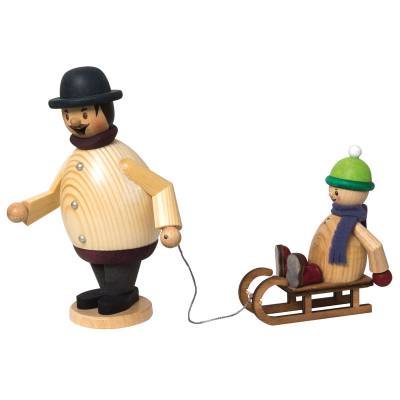 Kuhnert Rauchmann Max - Rauchfigur Räucherfigur Räuchermännchen - Max mit Mäxchen Kuhnert Rauchmann Max - Rauchfigur Räucherfigur Räuchermännchen - Max mit Mäxchen