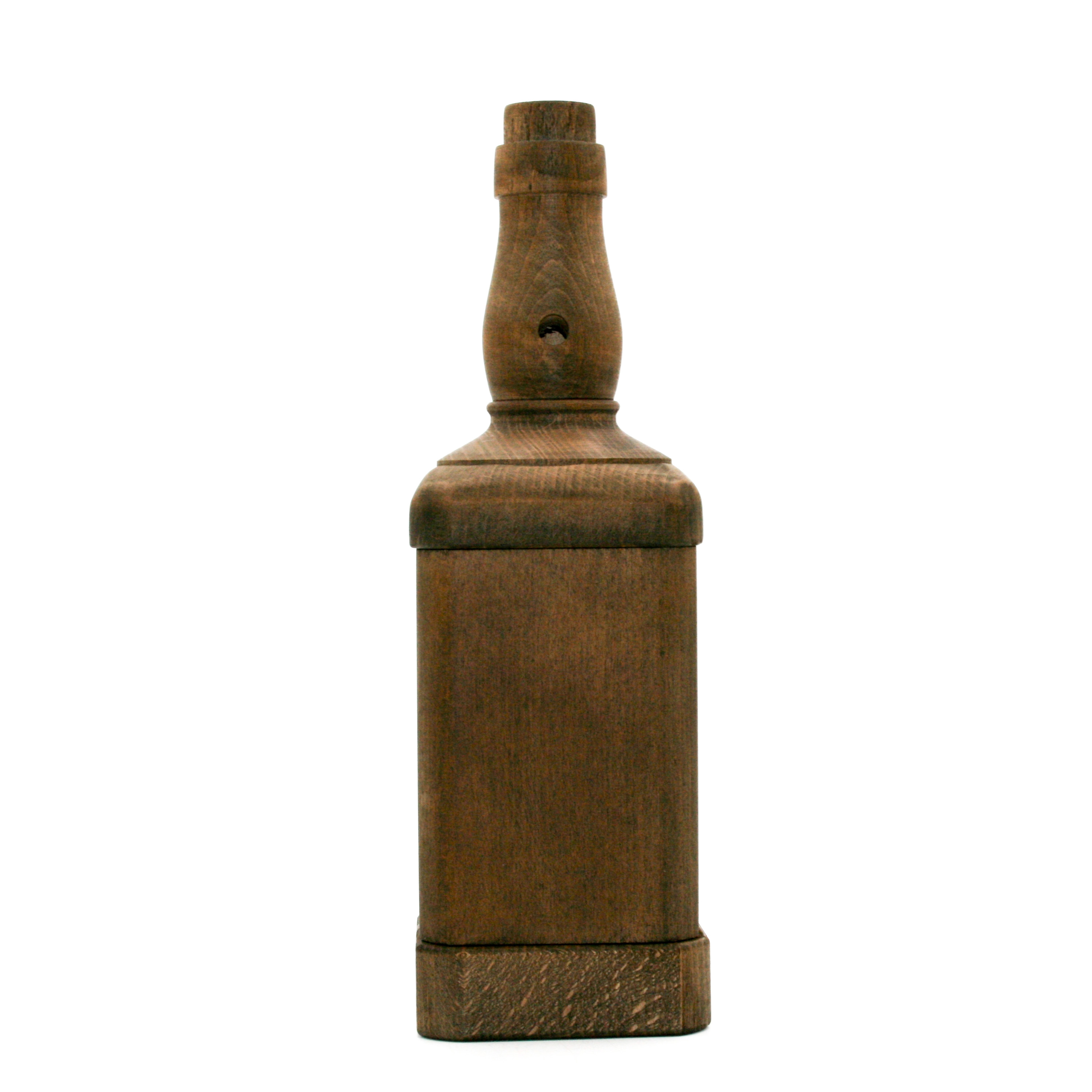 Räucherflasche Räucherfigur Rauchfigur Räuchermännchen Spirituosen Whiskey 0,70 l - braun