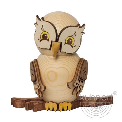 Kuhnert Räuchereule Raucheule Eule - Räucherfigur - natur Kuhnert Räuchereule Raucheule Eule - Räucherfigur - natur