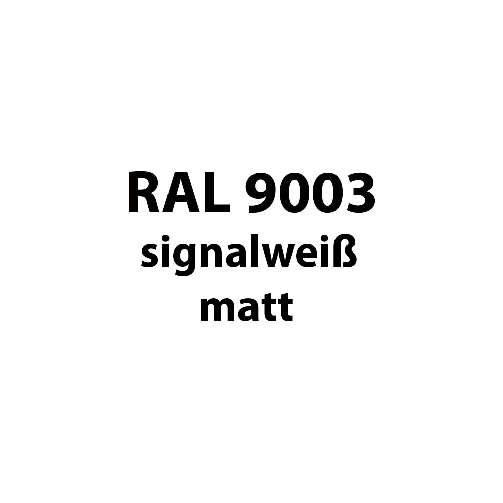 Tupflack 50 ml - RAL 9003 signalweiß matt