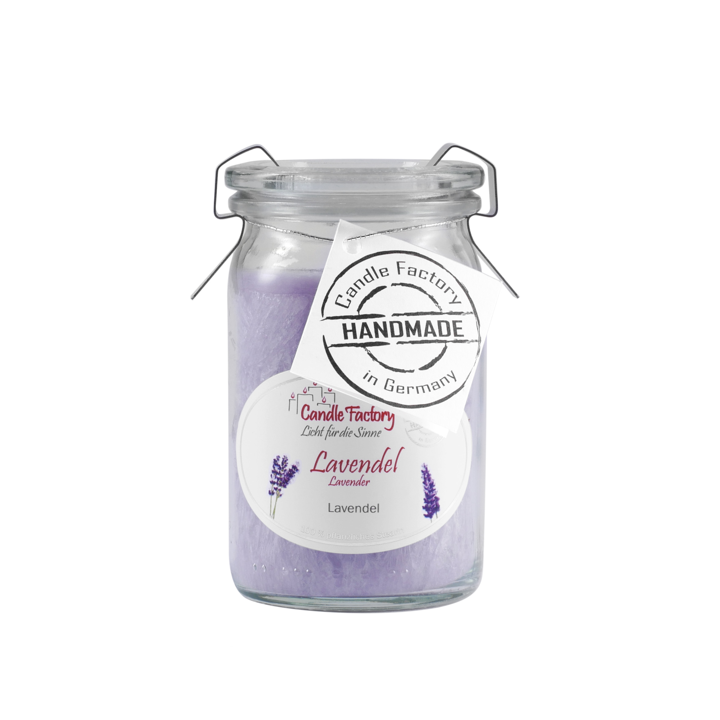 Candle Factory Duftkerze Kerze Jumbo Handmade Baby Jumbo Lavendel Baby Jumbo Lavendel