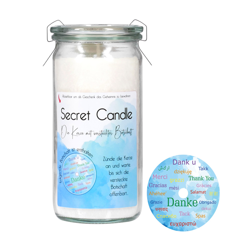 Candle Factory Secret Geheime Kerze mit Duft