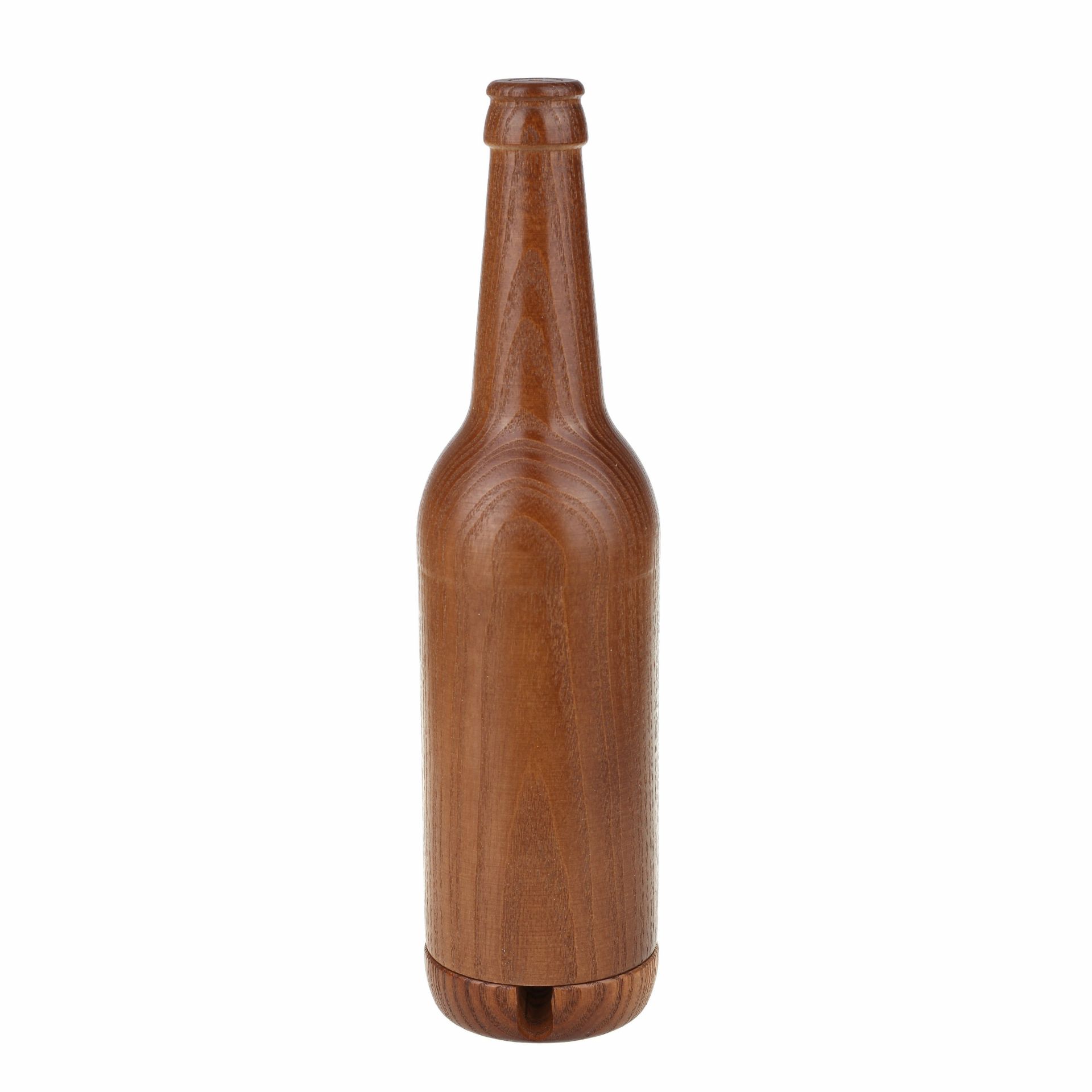 Räucherflasche Räucherfigur Rauchfigur Räuchermännchen Bier Longneck 0,5 - braun (Eishockey zur Selbstgestaltung)