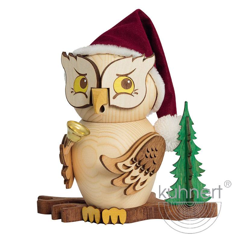 Kuhnert Räuchereule Raucheule Eule - Räucherfigur - Weihnachtsmann Kuhnert Räuchereule Raucheule Eule - Räucherfigur - Weihnachtsmann