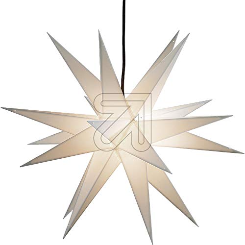 Weihnachtsstern Adventsstern Stern für Außenbereich - Farbe: weiß - Größe: 60 cm