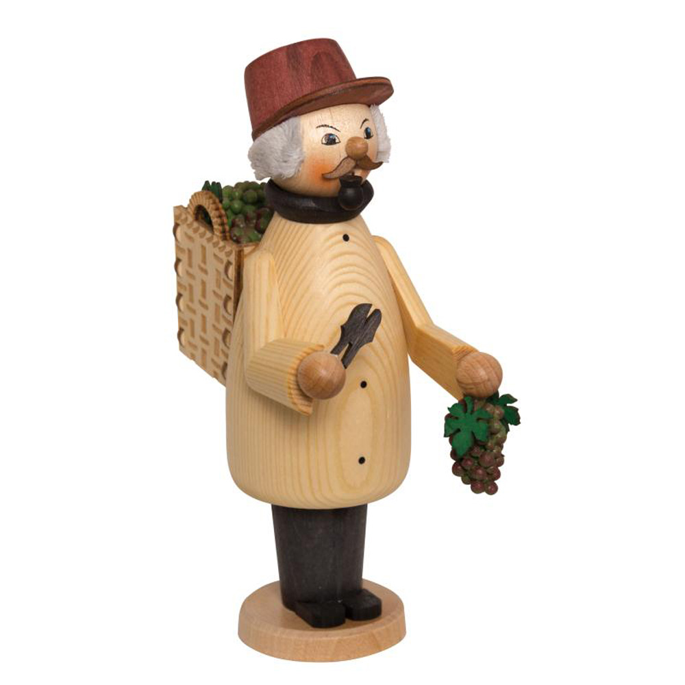 Kuhnert Räucherfigur Räuchermännchen - Die kleinen im Wald und Flur Händler unterwegs - Winzer Kuhnert Räucherfigur Räuchermännchen - Die kleinen im Wald und Flur Händler unterwegs - Winzer