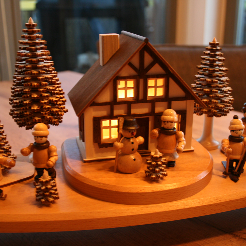 3D Schwibbogen "Winterkinder" hell 3D Schwibbogen "Winterkinder" hell