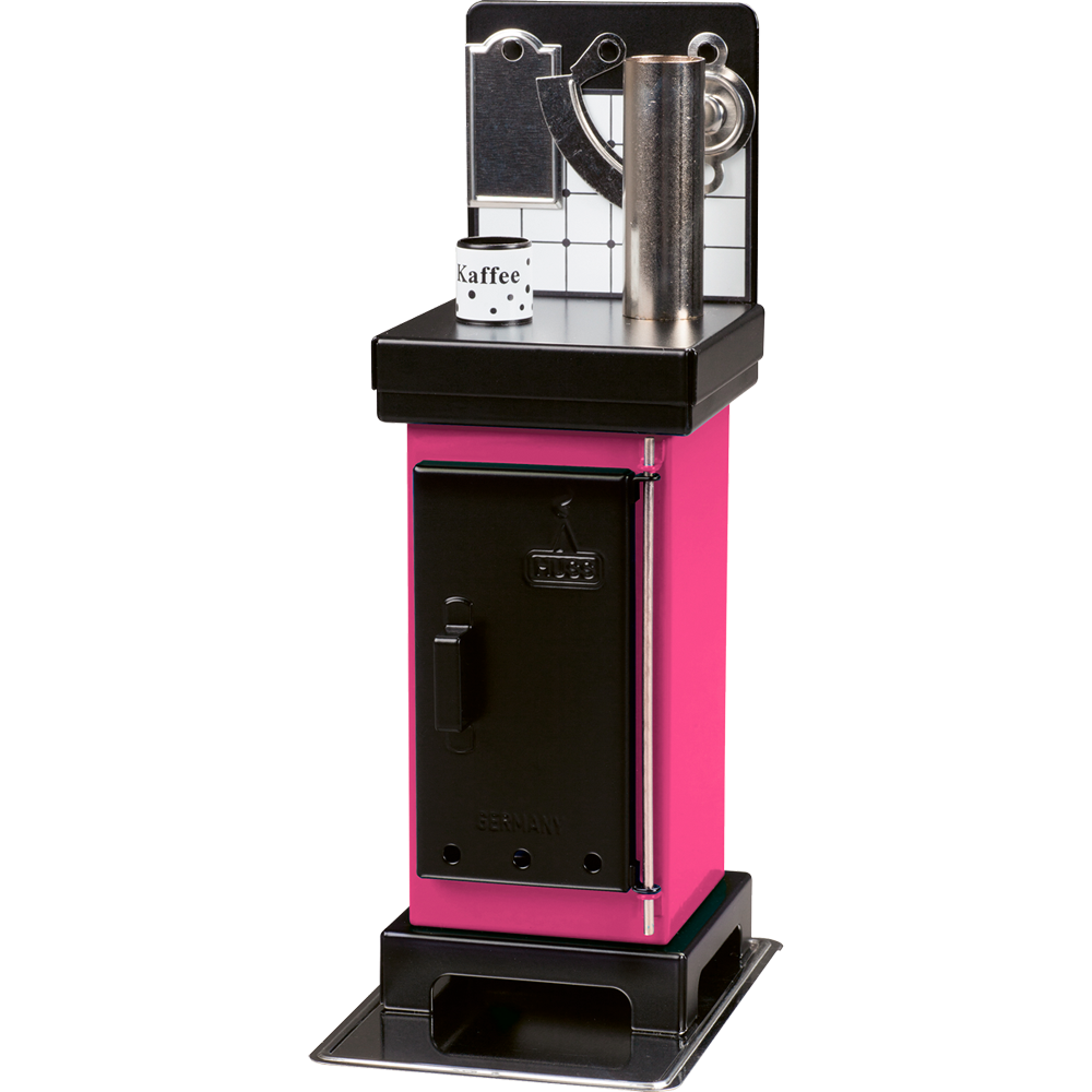 Huss Jahrgangsofen 2023 - Räucherofen Räucherfigur Räucherkerzenofen - pink / schwarz