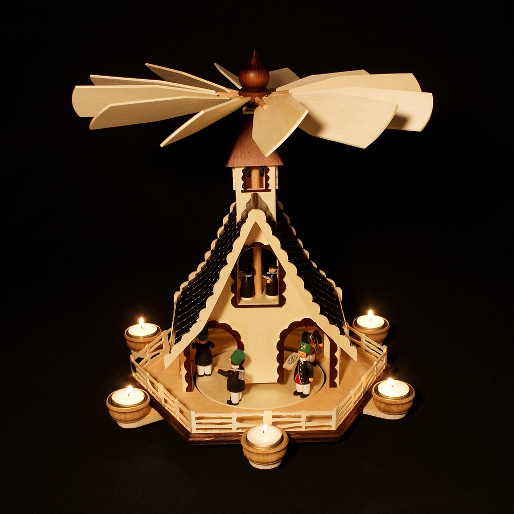 Pyramide 2-Stufig "Bergmann" (verschiedene Modelle wählbar)
