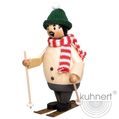 Kuhnert Rauchmann Max - Rauchfigur Räucherfigur Räuchermännchen - als Skifahrer