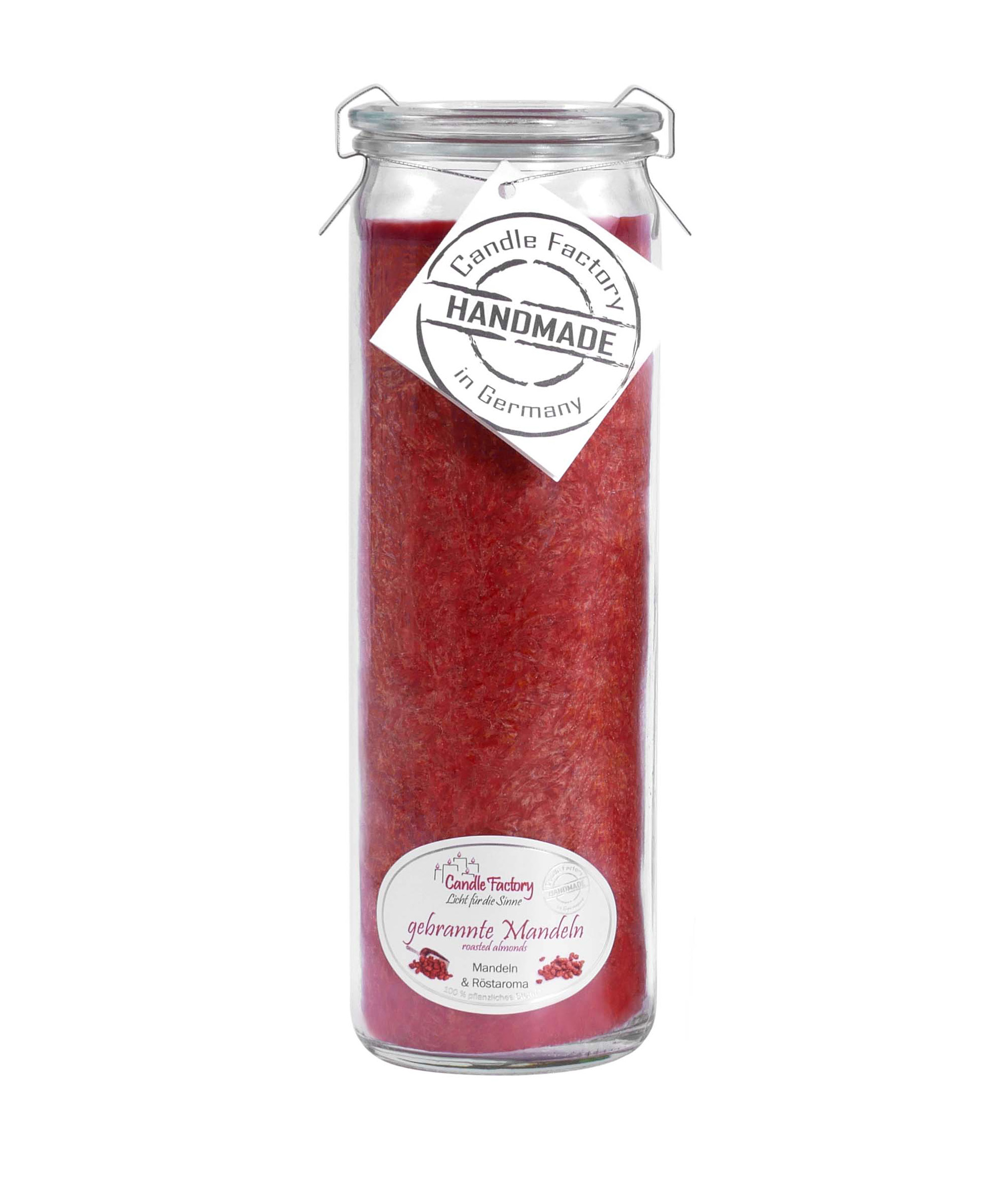 Candle Factory Duftkerze Kerze Jumbo Handmade Big Jumbo Gebrannte Mandeln Big Jumbo