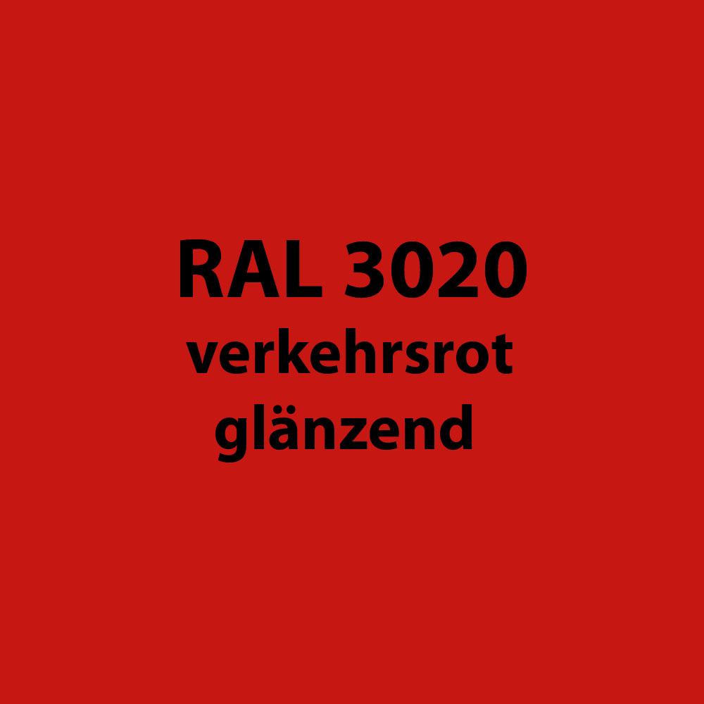 Streichlack 1 Liter - RAL 3020 - verkehrsrot glänzend