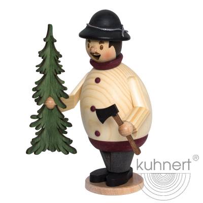 Kuhnert Rauchmann Max - Rauchfigur Räucherfigur Räuchermännchen - als Weihnachtsbaumverkäufer