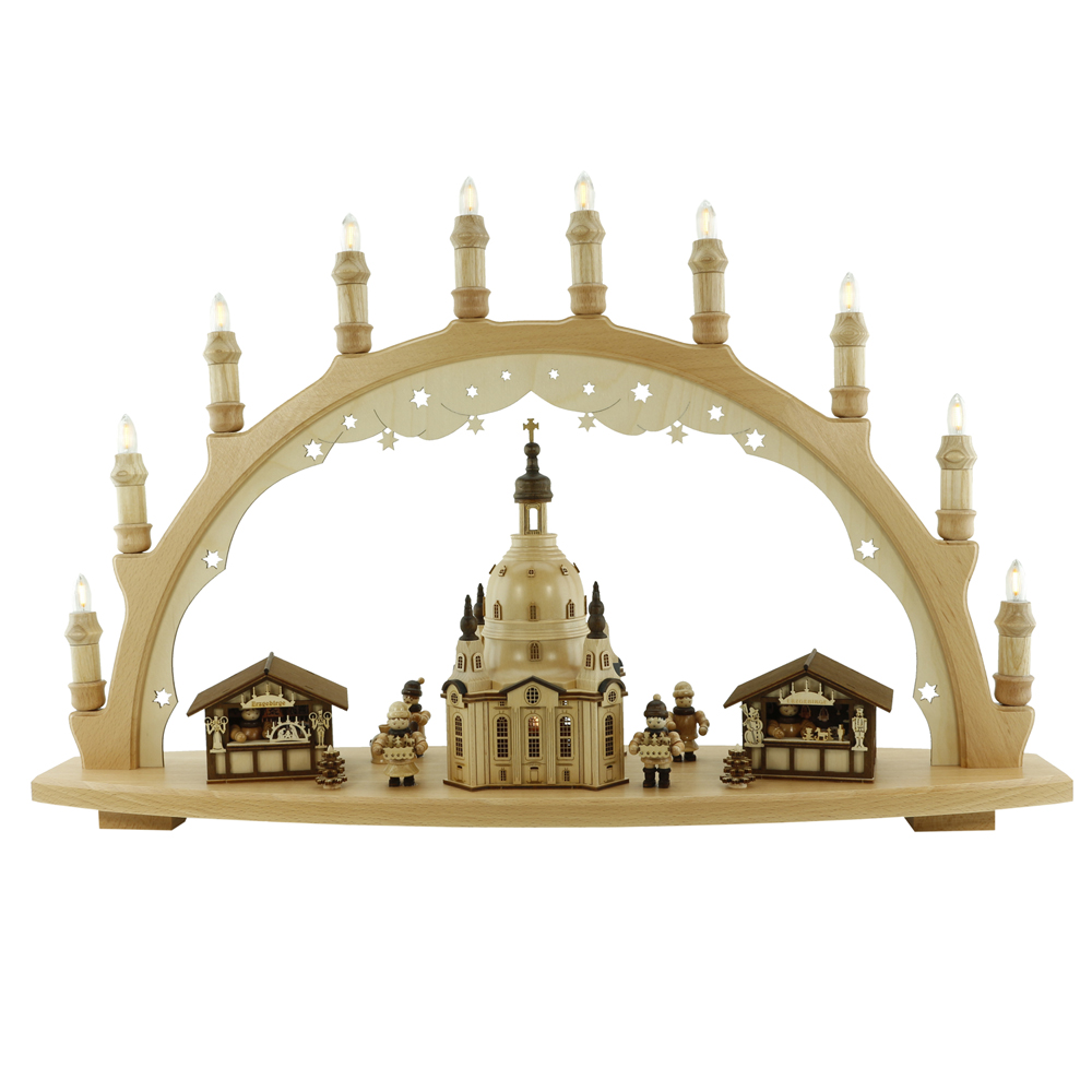 3D Schwibbogen Lichterbogen - Motiv: "Weihnachtsmarkt "Frauenkirche"" 3D Schwibbogen Lichterbogen - Motiv: "Weihnachtsmarkt "Frauenkirche""