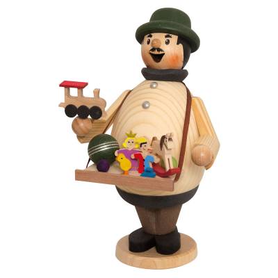 Kuhnert Rauchmann Max - Rauchfigur Räucherfigur Räuchermännchen - als Spielzeugverkäufer