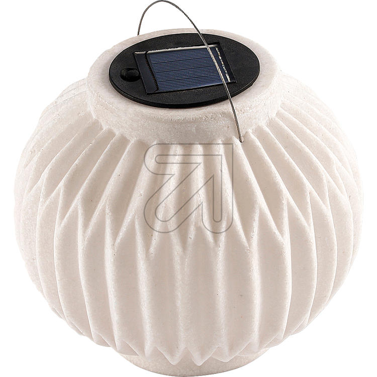 LED Solarlampe Solarleuchte für Außenbereich (Außen IP44) (LED Solar Deckoleuchte Ibiza Sandstein)