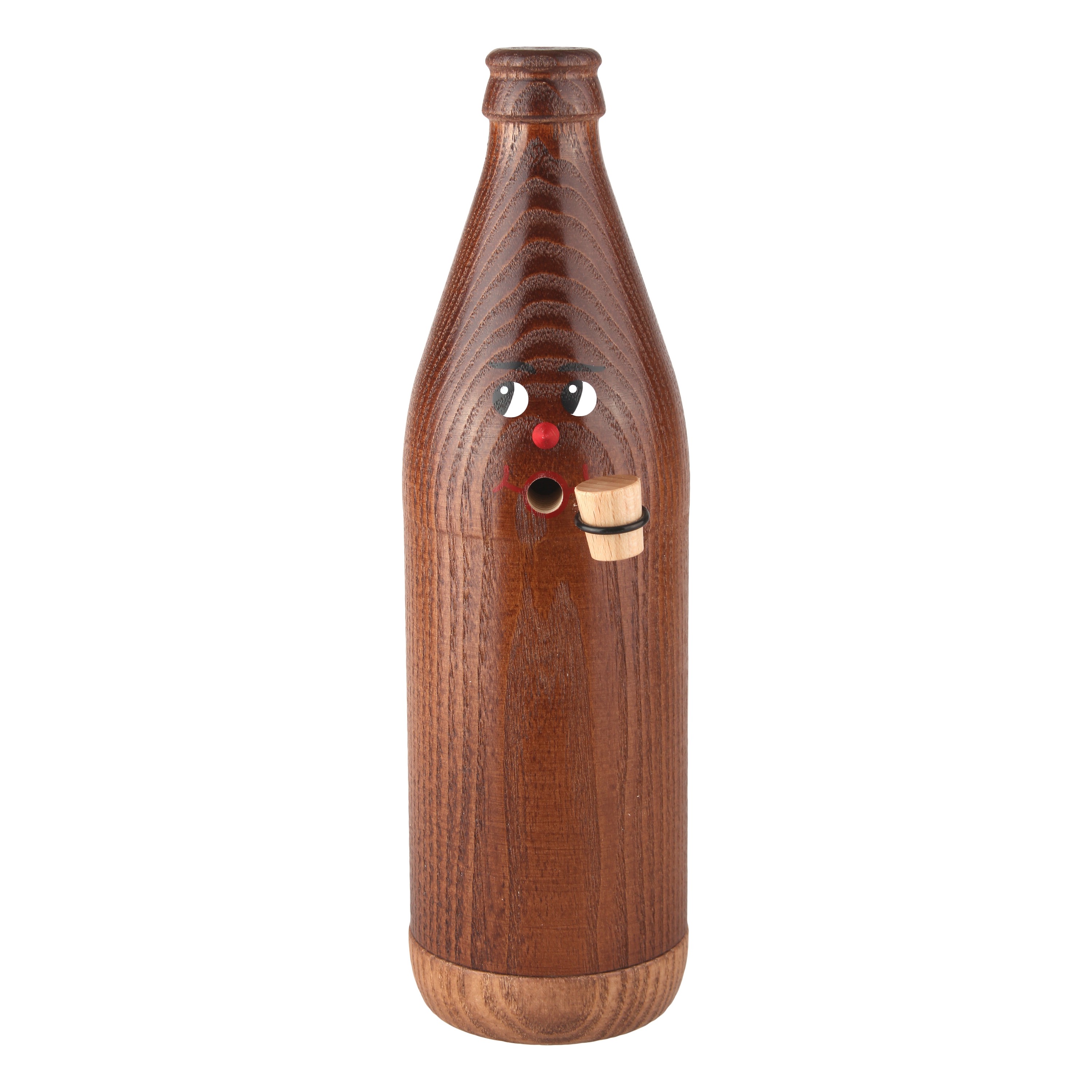 Räucherflasche Räucherfigur Rauchfigur Räuchermännchen Bier Euroflasche 0,5 - braun Räucherflasche Räucherfigur Rauchfigur Räuchermännchen Bier Euroflasche 0,5 - braun