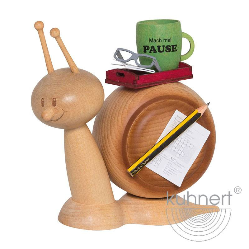 Kuhnert Rauchschnecke Schnecke Sunny - Räucherfigur Räuchermännchen - Quizschnecke Quiz