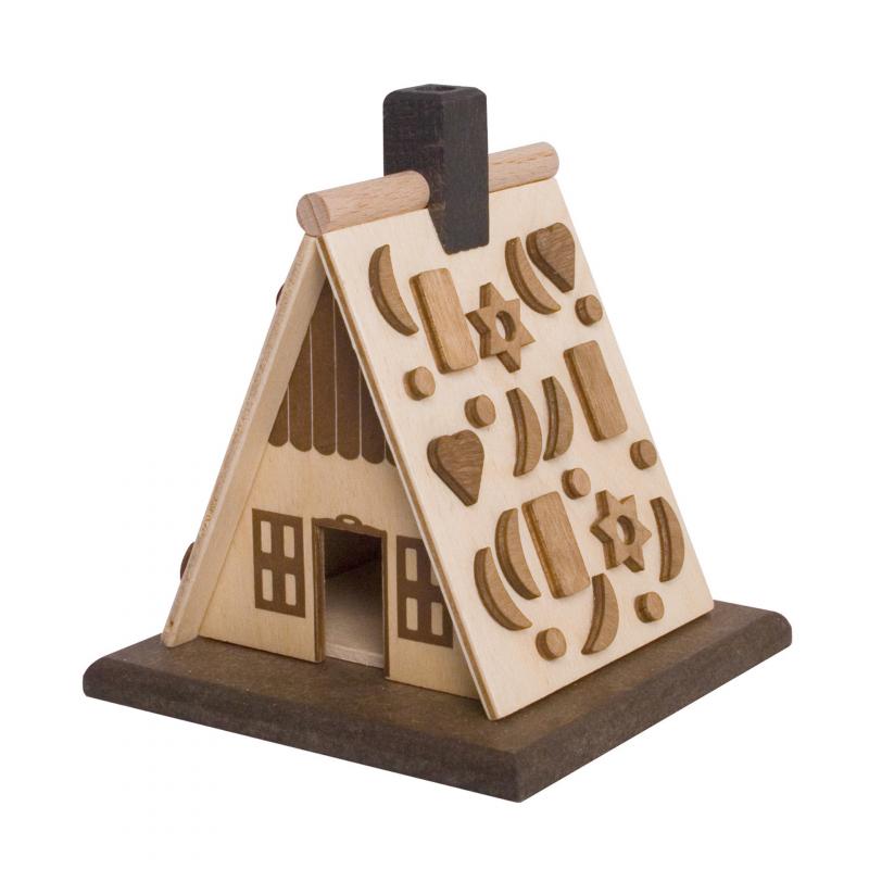 Bastelset aus Holz für Kinder " Rauchhaus" Weihnachten