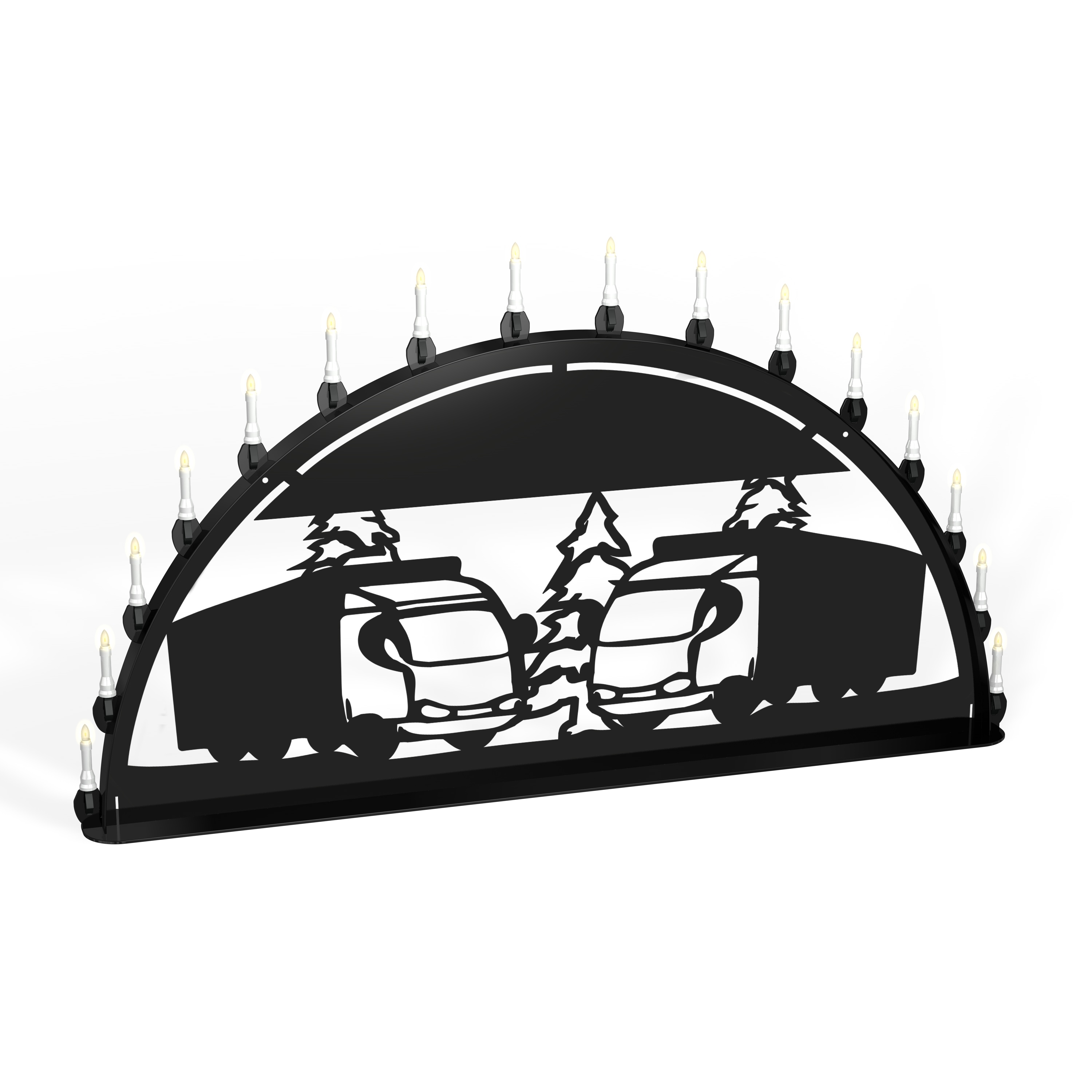 Außenschwibbogen Schwibbogen Lichterbogen Metall - Motiv: LKW Außenschwibbogen Schwibbogen Lichterbogen Metall - Motiv: LKW