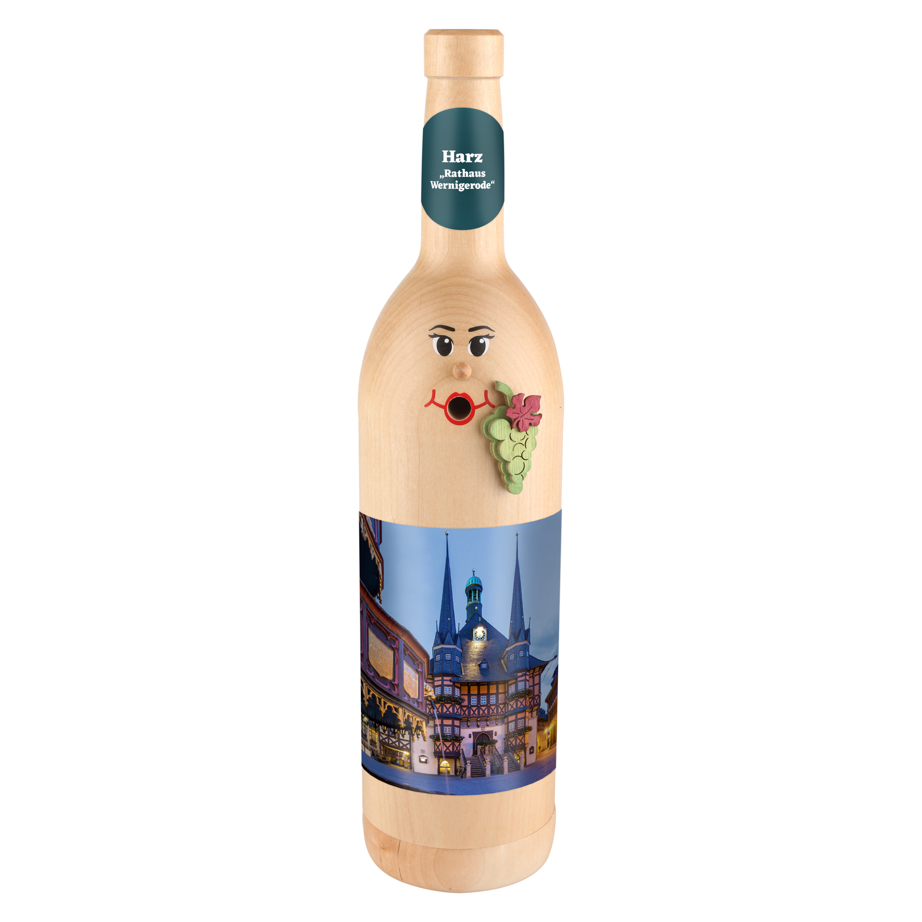Räucherflasche Räucherfigur Rauchfigur Räuchermännchen Wein Wackerbarth 0,7 natur - "Harz Rathaus Wernigerode" Räucherflasche Räucherfigur Rauchfigur Räuchermännchen Wein Wackerbarth 0,7 natur - "Harz Rathaus Wernigerode"