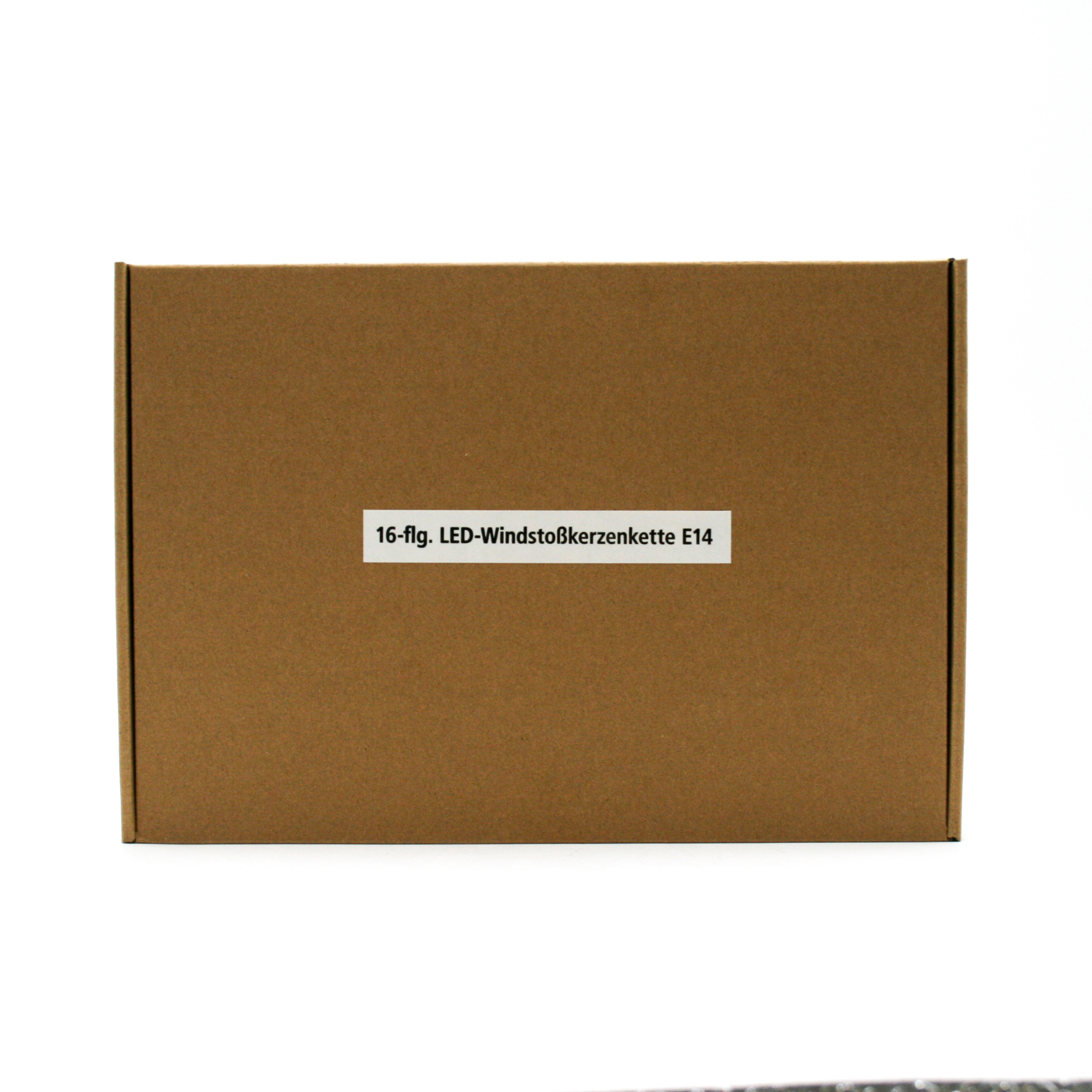 Lichterkette LED 16 flammig Lichter Windstoßkerze E14