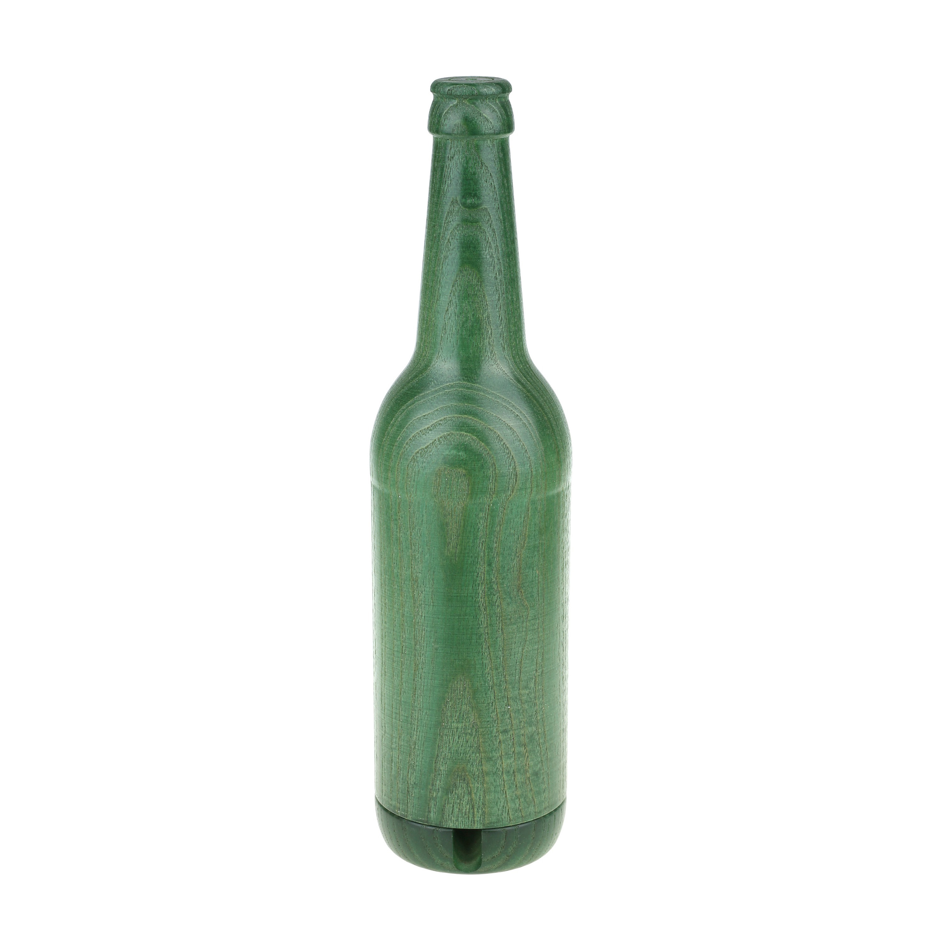 Räucherflasche Räucherfigur Rauchfigur Räuchermännchen Bier Longneck 0,5 - grün