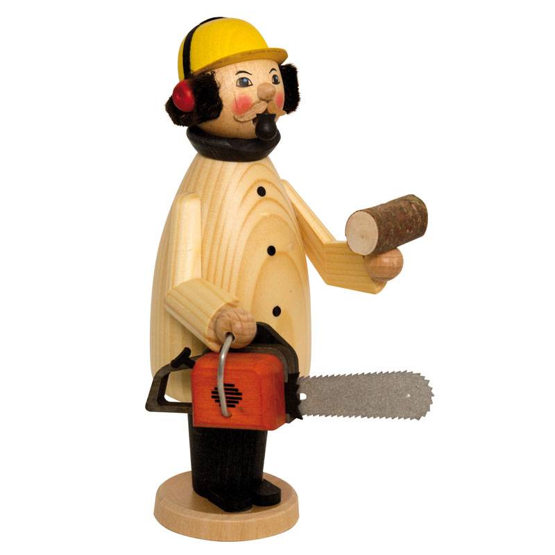 Kuhnert Räucherfigur Räuchermännchen - Die kleinen im Wald und Flur Händler unterwegs - Waldarbeiter