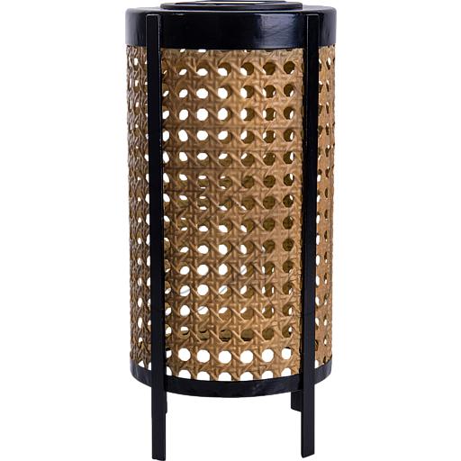LED Solarlampe Solarleuchte für Außenbereich (Außen IP44) (LED-Solarleuchte 'PATTI' natur/schwarz )