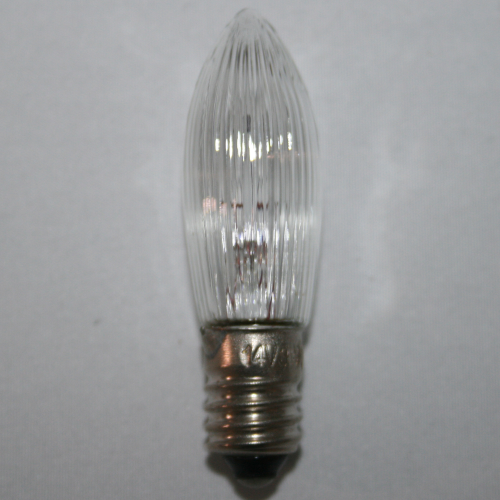 9x Spitzkerze Glühbirne Ersatzbirne Topkerze für Lichterkette / Schwibbögen / Lichterbogen - 14V / 3W E10 voll geriffelt Indoor 9x Spitzkerze Glühbirne Ersatzbirne Topkerze für Lichterkette / Schwibbögen / Lichterbogen - 14V / 3W E10 voll geriffelt Indoor