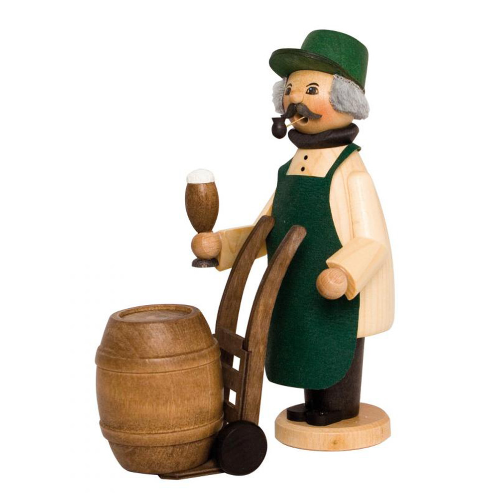 Kuhnert Räucherfigur Räuchermännchen - Die kleinen im Wald und Flur Händler unterwegs - Bierfahrer