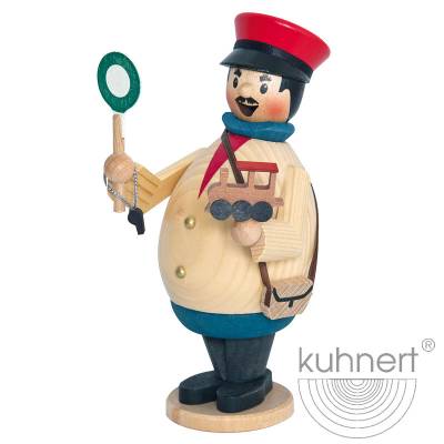 Kuhnert Rauchmann Max - Rauchfigur Räucherfigur Räuchermännchen - als Schaffner