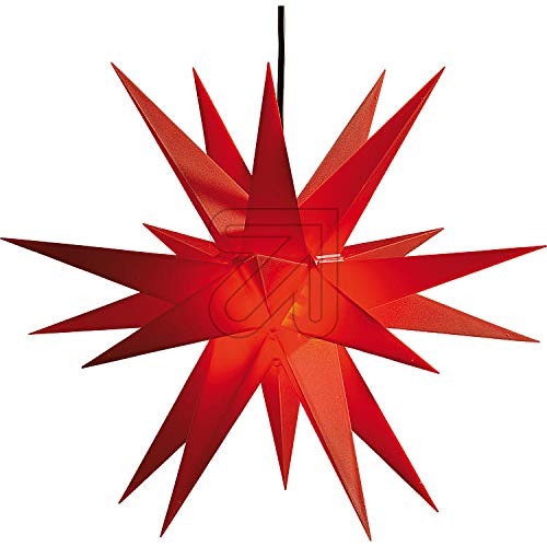 Weihnachtsstern Adventsstern Stern für Außenbereich - Farbe: rot - Größe: 60 cm 