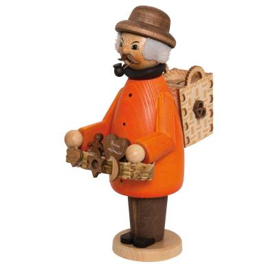 Kuhnert Räucherfigur Räuchermännchen - Die kleinen im Wald und Flur Händler unterwegs - Lebkuchenhändler
