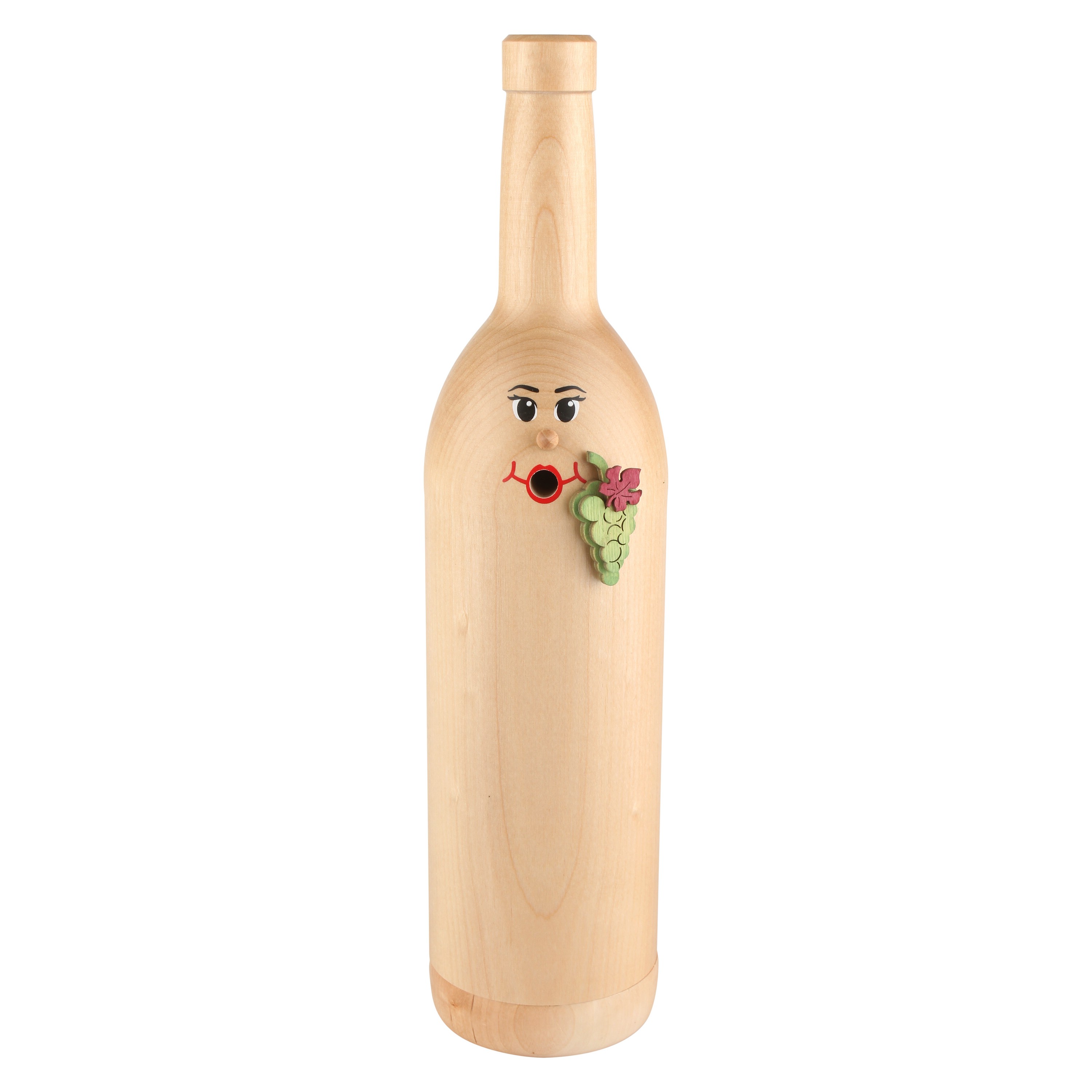 Räucherflasche Räucherfigur Rauchfigur Räuchermännchen Wein Wackerbarth 0,7 - natur