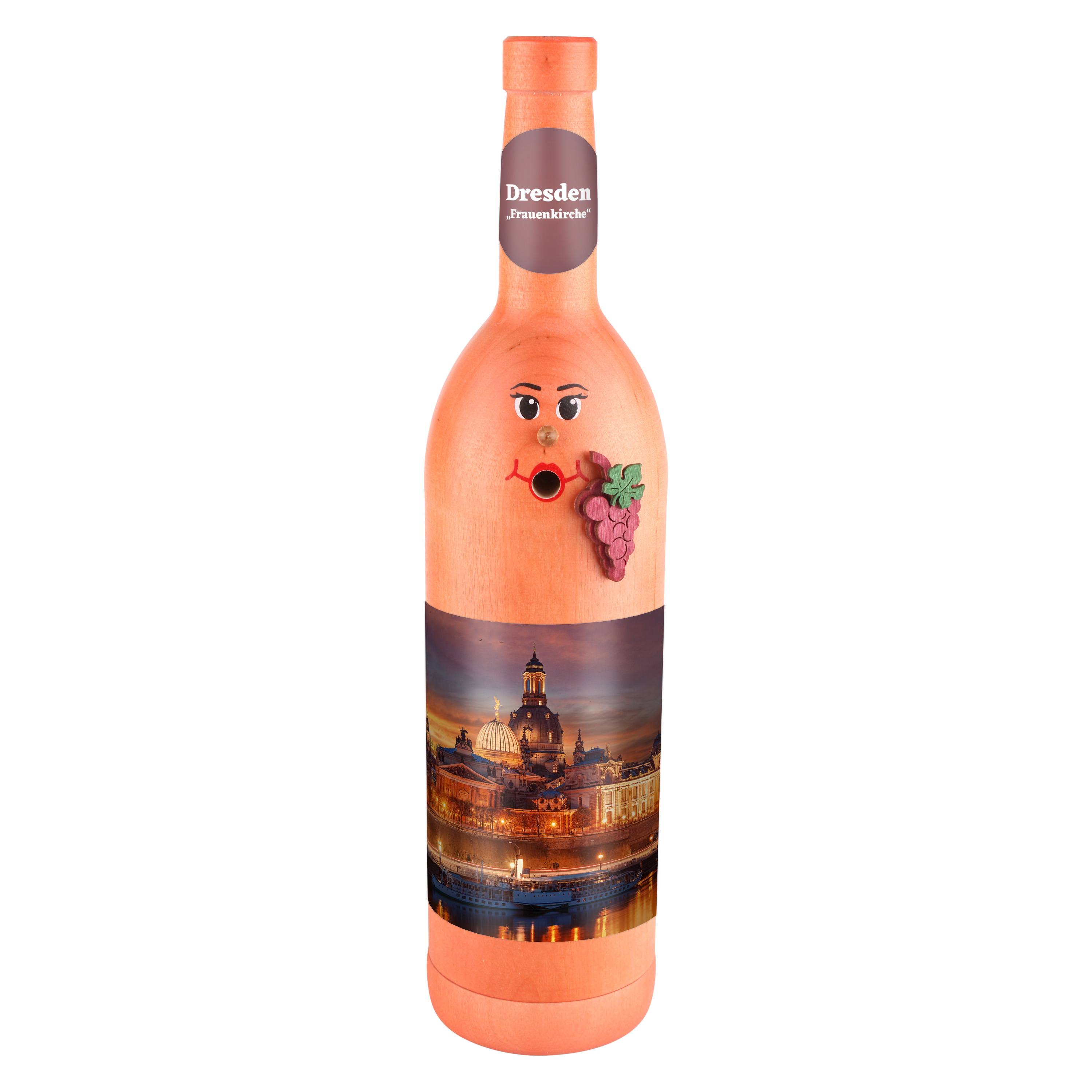 Räucherflasche Räucherfigur Rauchfigur Räuchermännchen Wein Wackerbarth 0,7 rose - "Dresden Frauenkirche" Räucherflasche Räucherfigur Rauchfigur Räuchermännchen Wein Wackerbarth 0,7 rose - "Dresden Frauenkirche"