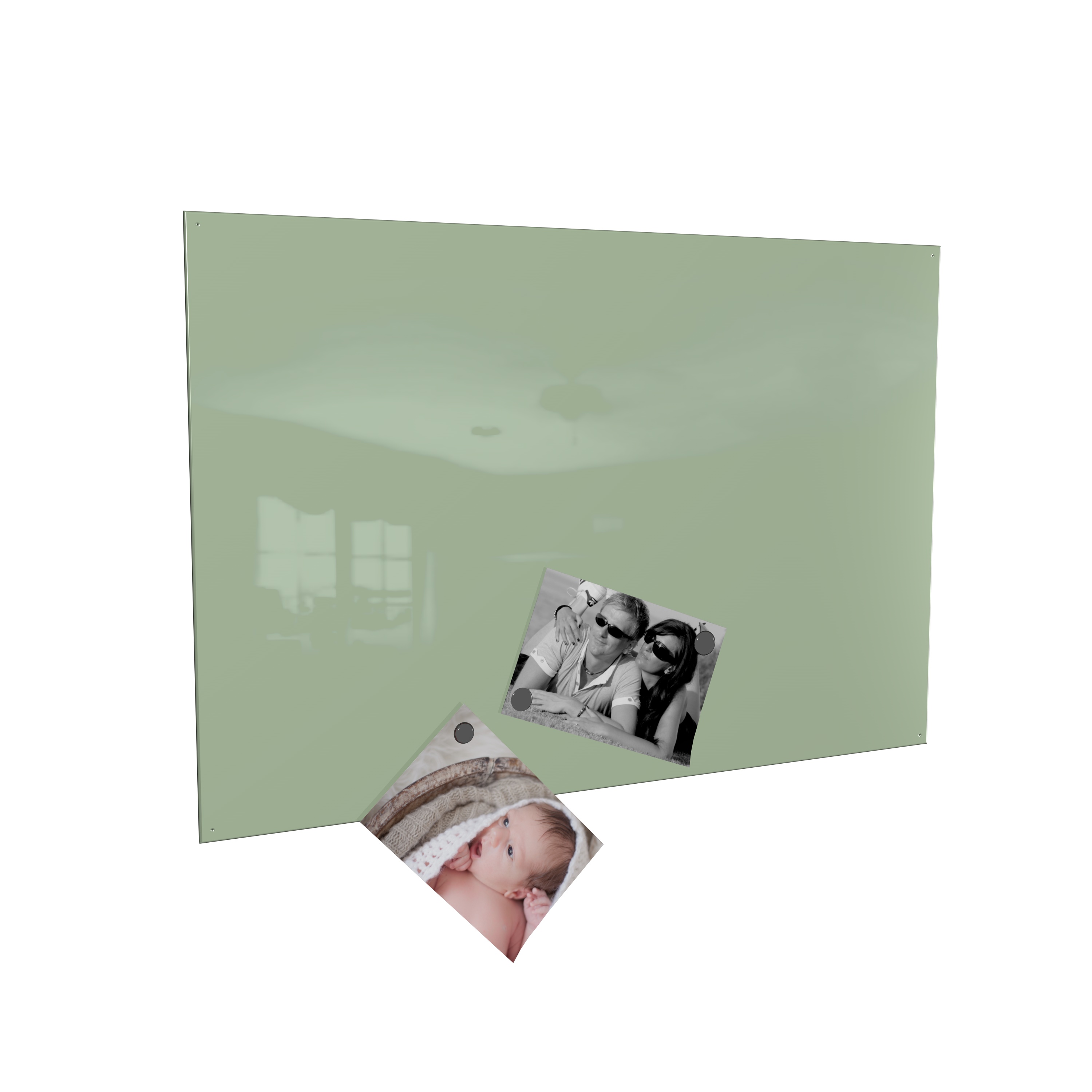 Magnetwand  Magnettafel Memoboard inkl. 4 Magnete (18 verschiedenen Farben und 4 verschiedenen Größen wählbar)